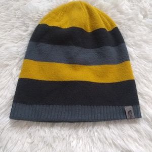North Face reversible beanie